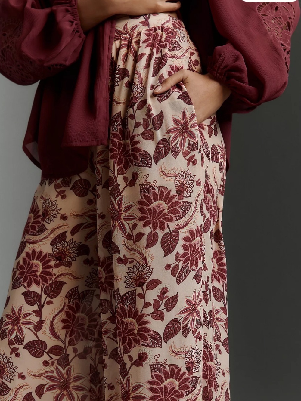 FARM Rio Floral Balloon Pants retail $168 - Picture 3 of 3
